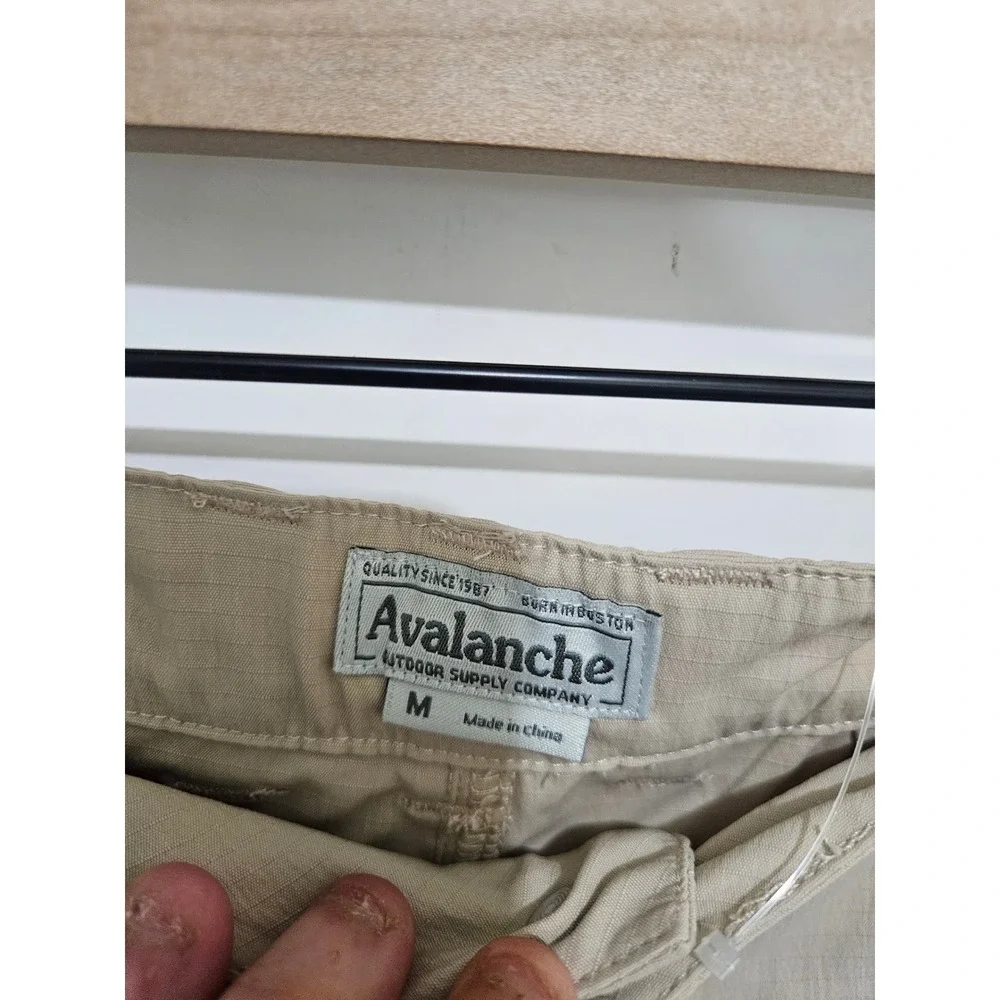 Avalanche‎ Outdoor Supply Co Womens Khaki Ripstop Hiking Pants Tan Size M